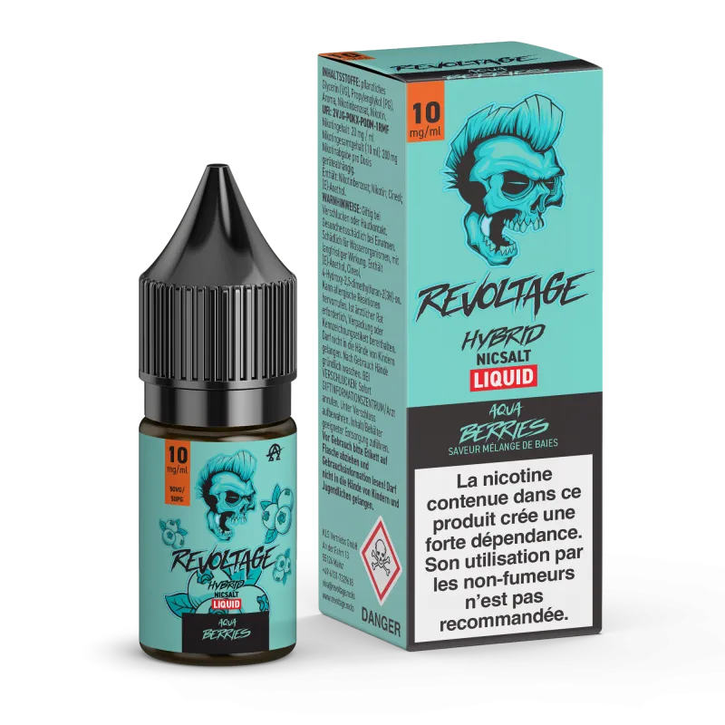 Aroma King - Eliquide 10ml - 10mg - Aqua Berries