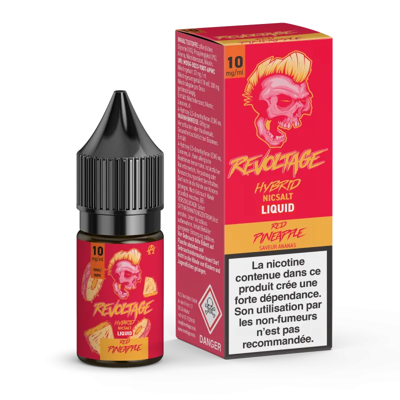 REVOLTAGE - Eliquide 10ML - Red Pineapple