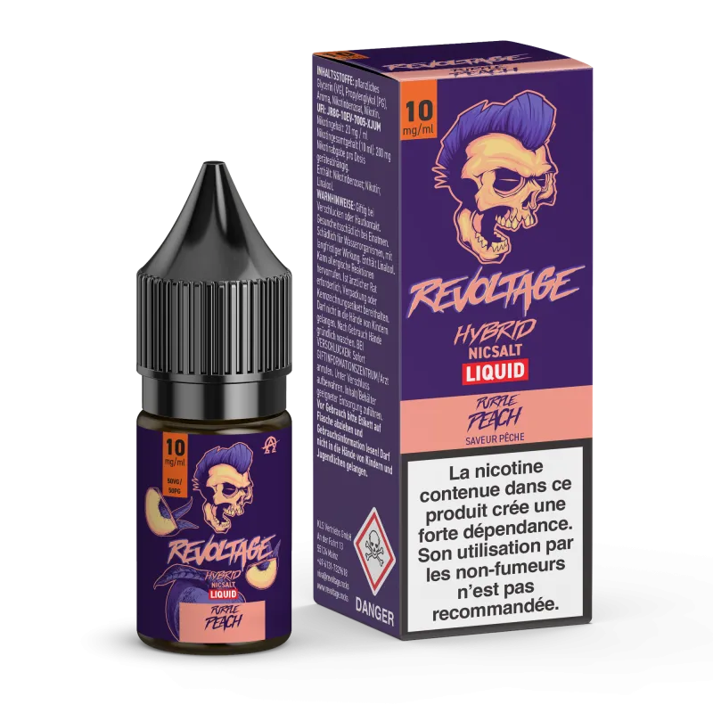 REVOLTAGE - Eliquide 10ML - Purple Peach