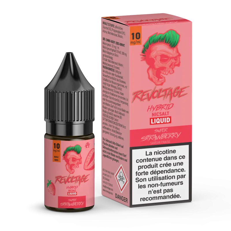 REVOLTAGE - Eliquide 10ML - Super Strawberry