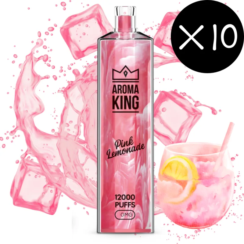 Pack x10 Gem 12000 - 0mg - Limonade de Pamplemousse