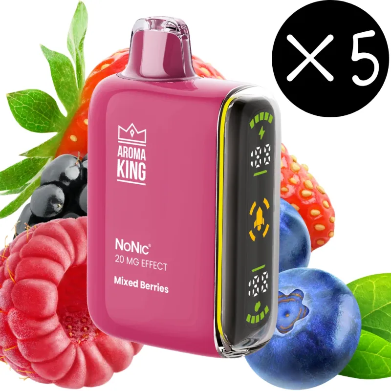 Pack x5 Nonic Galaxy - Fruits Rouges