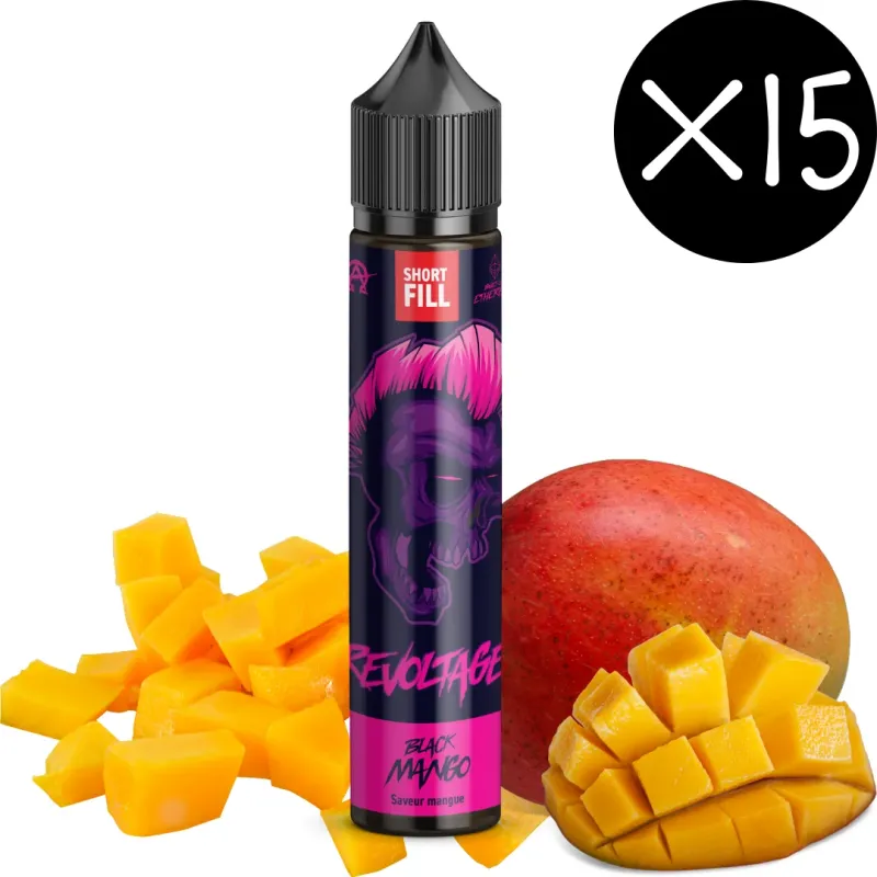 Pack x15 Revoltage - Eliquide 50ml - Mangue