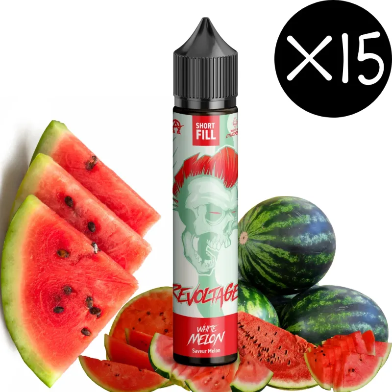 Pack x15 Revoltage - Eliquide 50ml - Melon