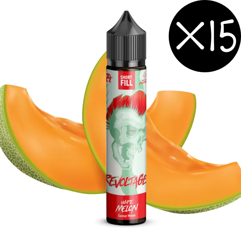 Pack x15 Revoltage - Eliquide 50ml - Melon