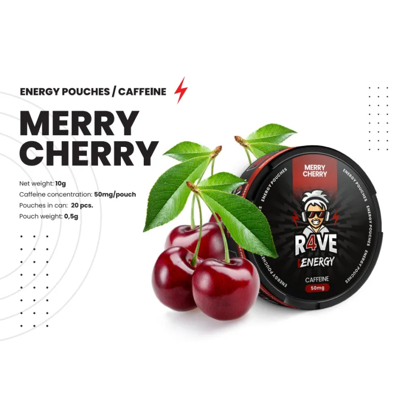 Aroma King - Caffeine Pouch - 50mg - Merry Cherry